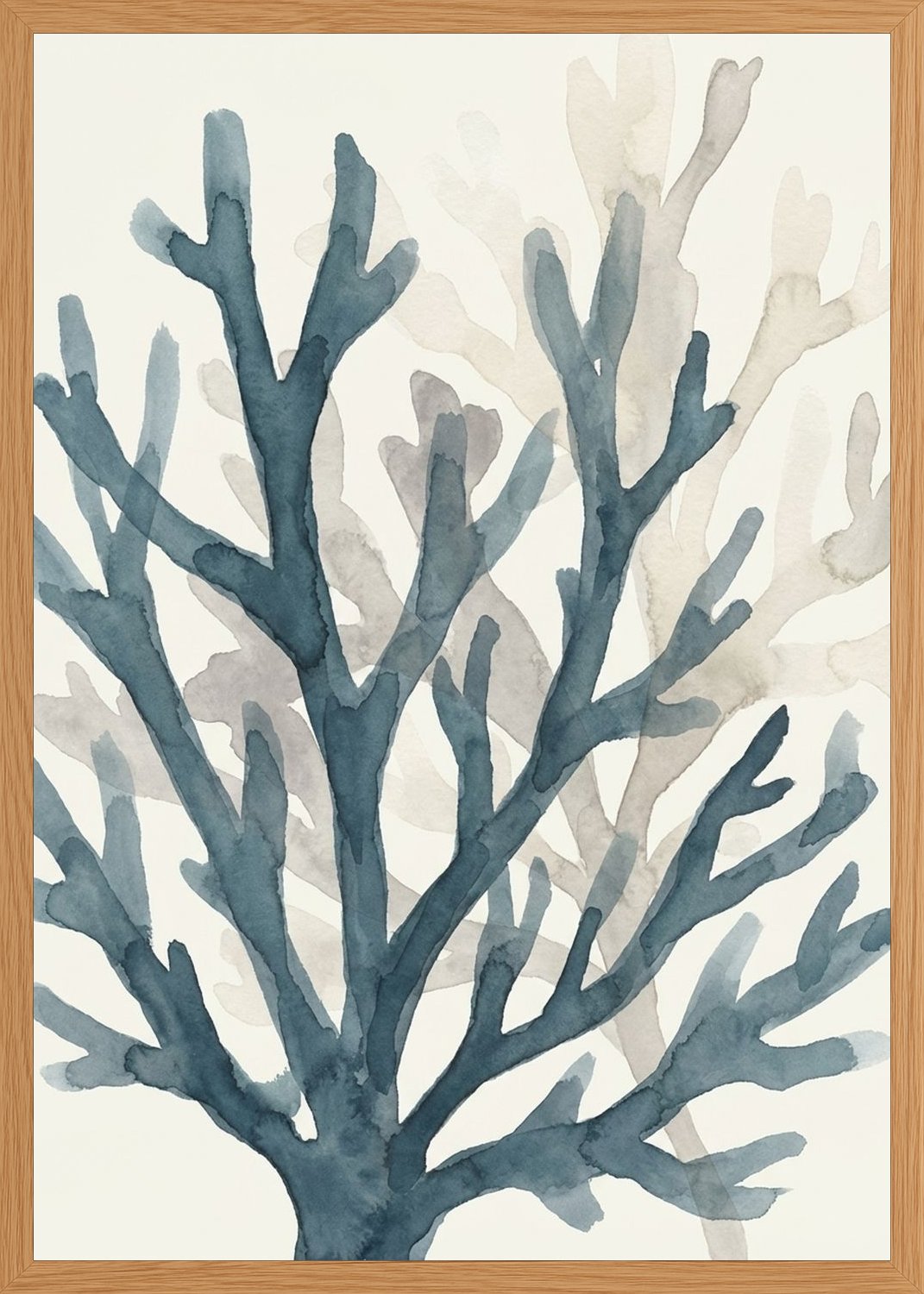 Poster in oak frame
