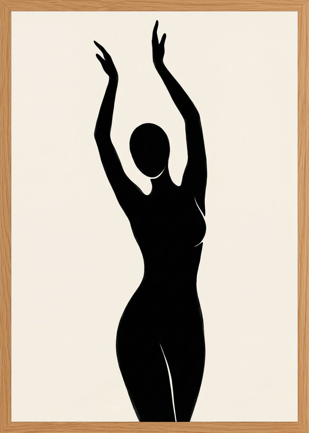 Poster in oak frame
