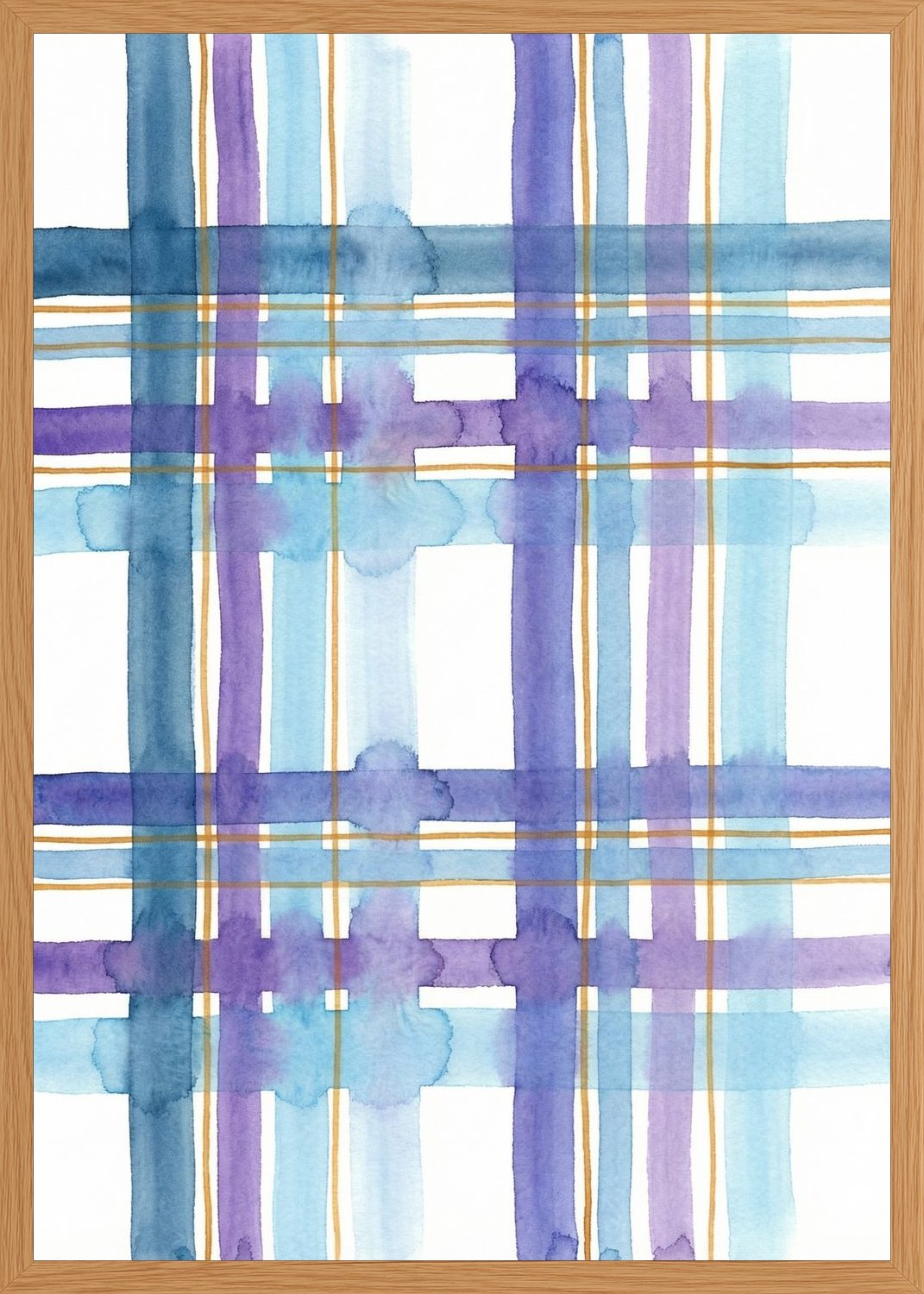 Poster in oak frame