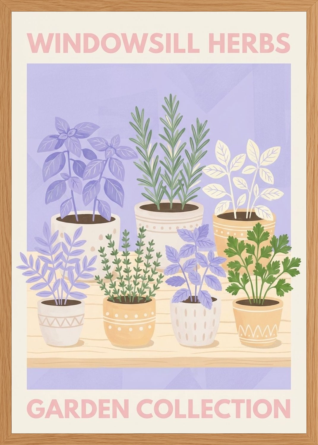 Poster in oak frame