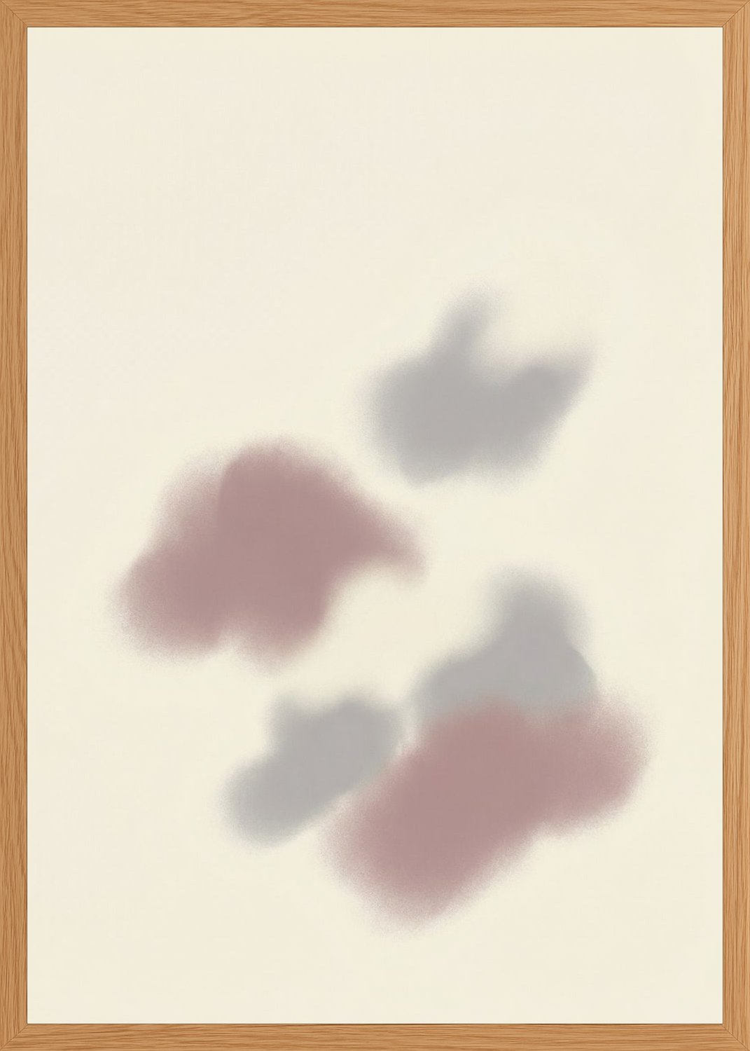 Poster in oak frame