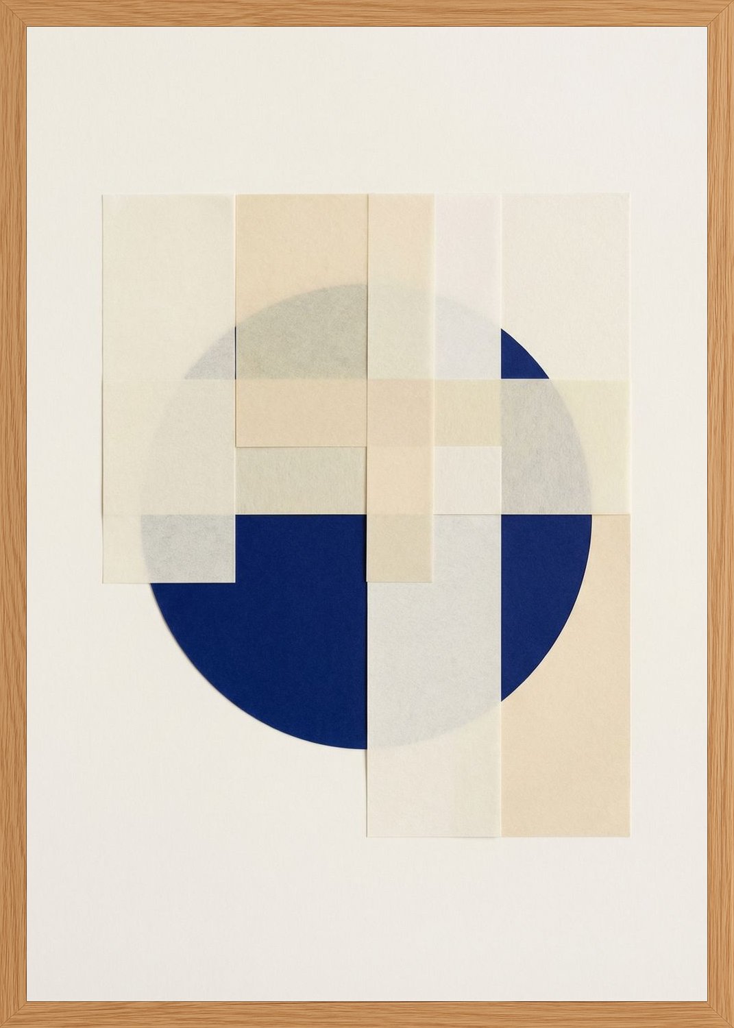 Poster in oak frame