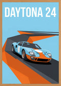 Poster in oak frame