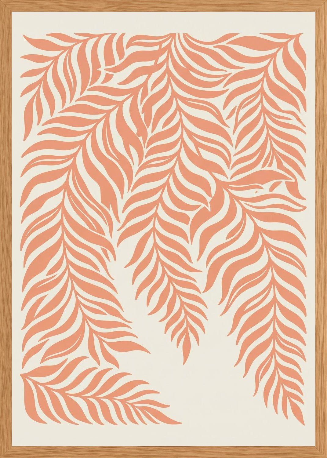 Poster in oak frame