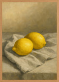 Poster in oak frame