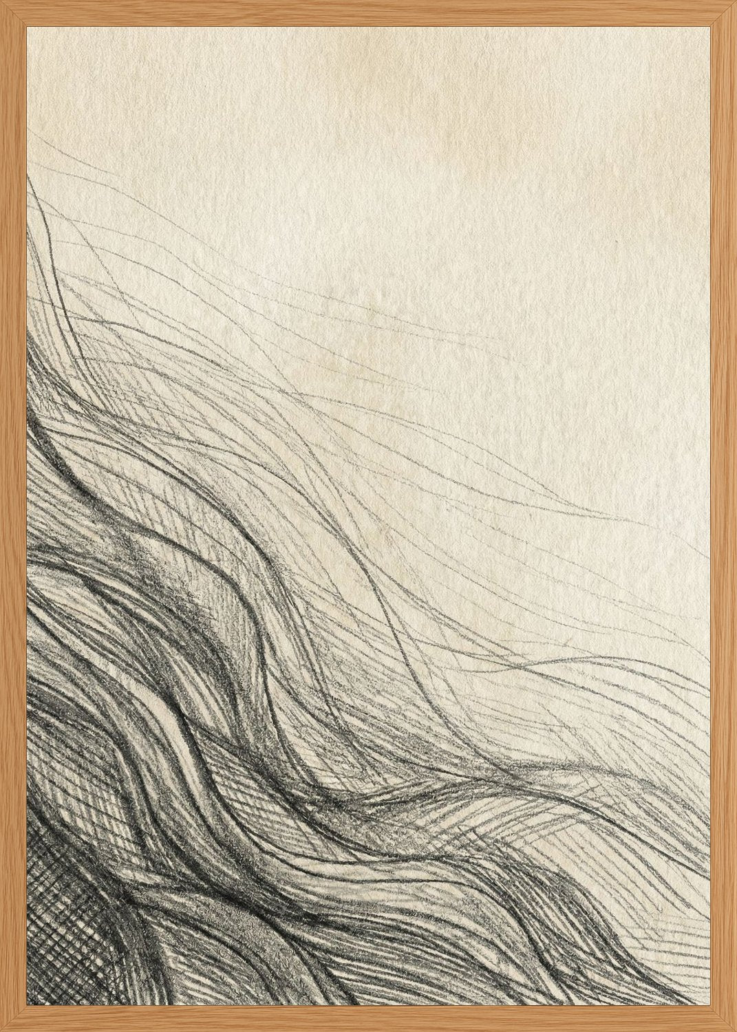 Poster in oak frame