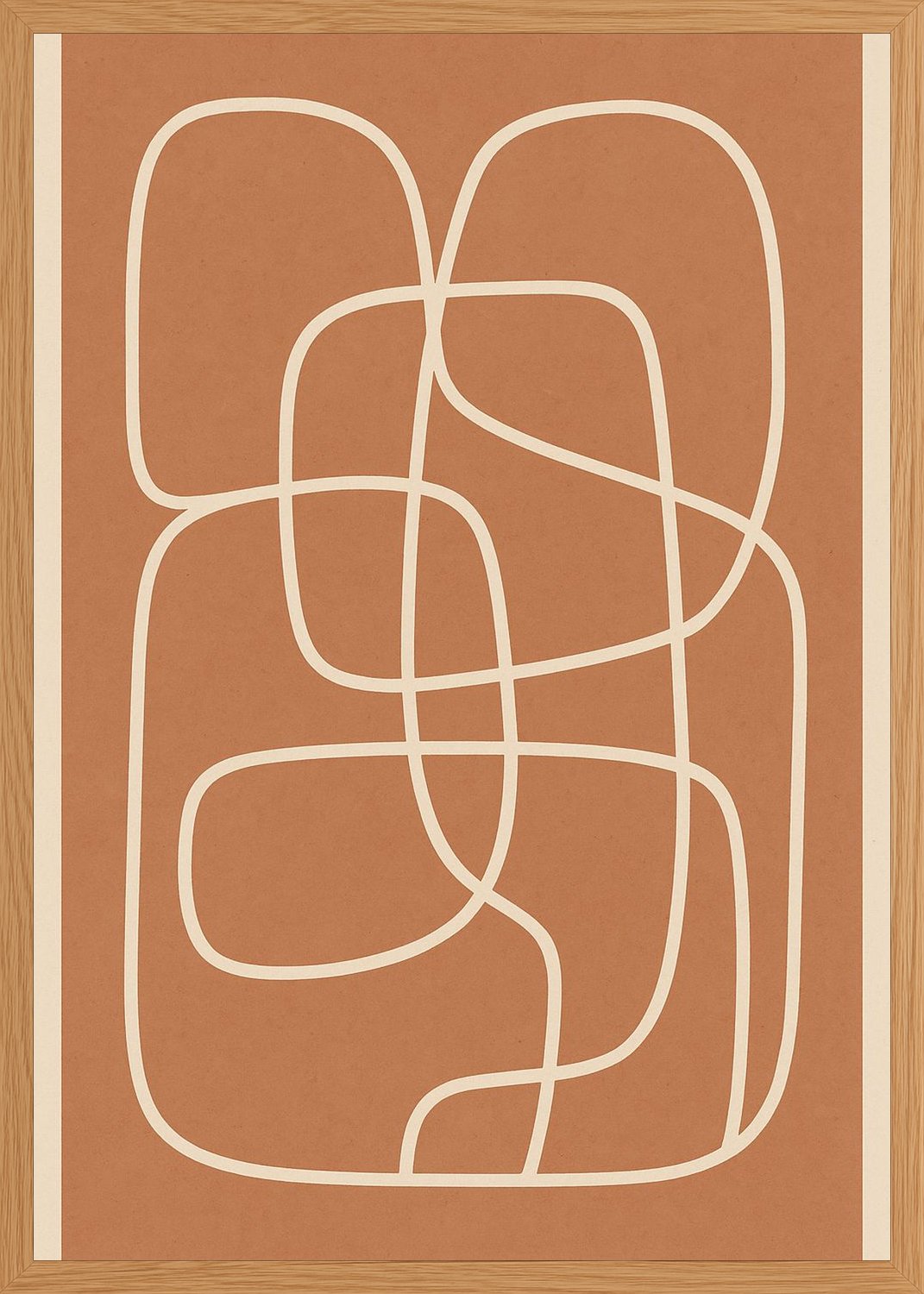 Poster in oak frame