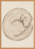 Poster in oak frame