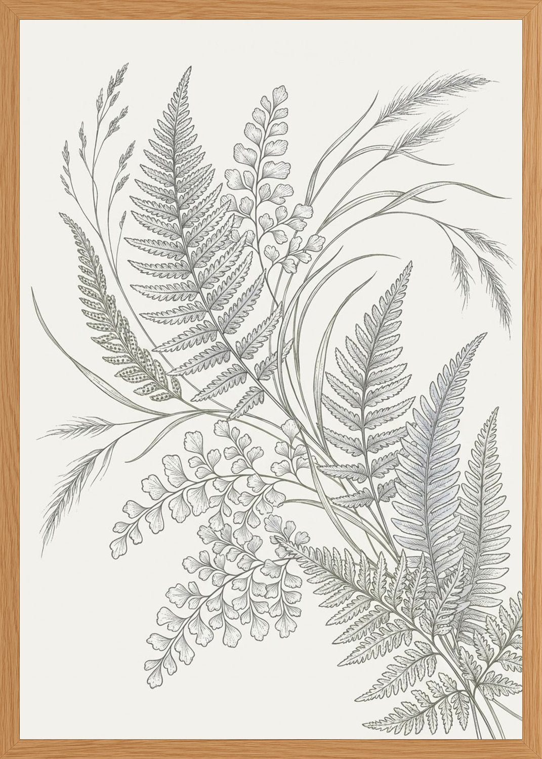 Poster in oak frame