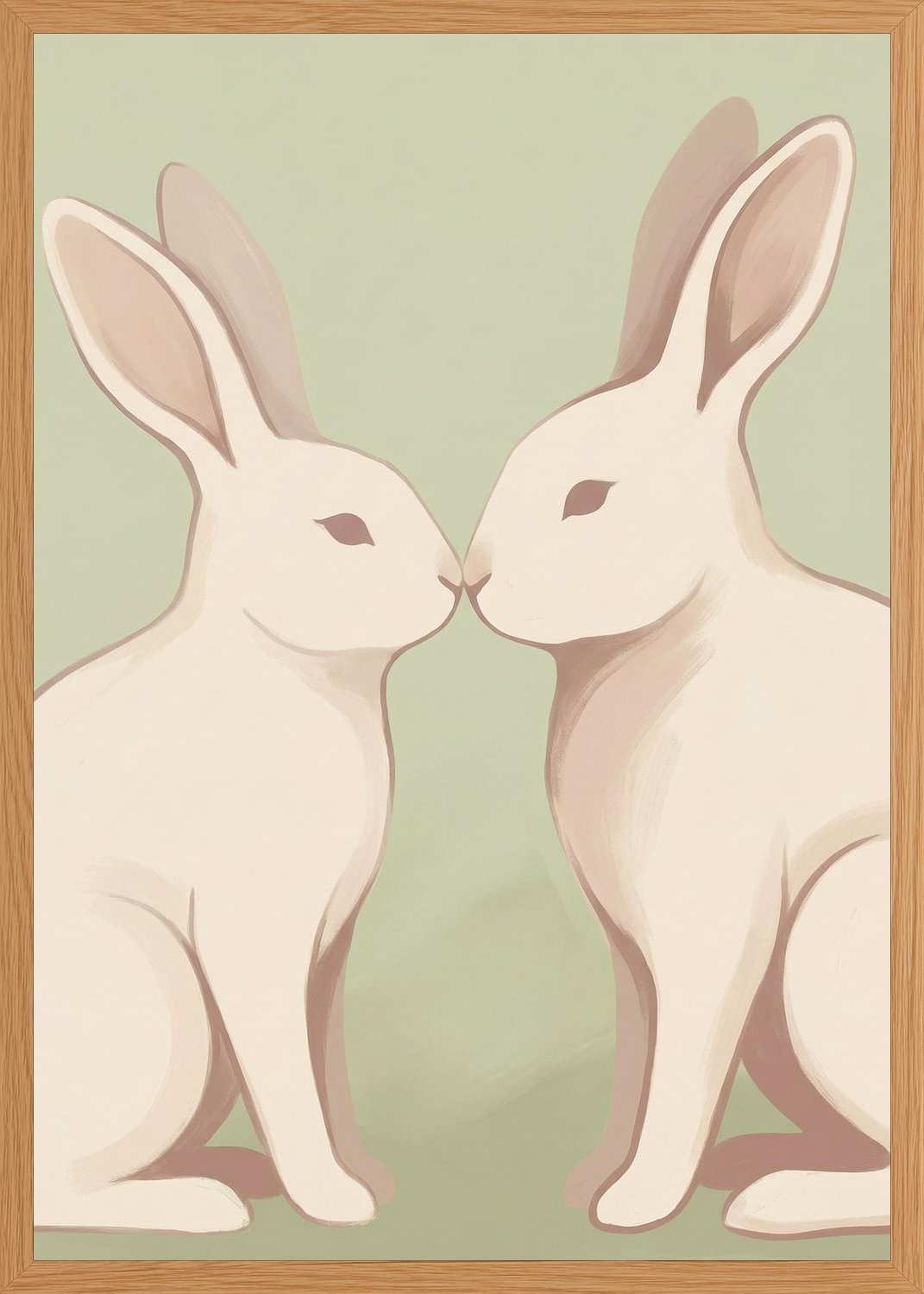 Poster in oak frame