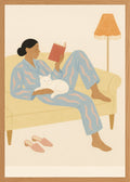 Poster in oak frame