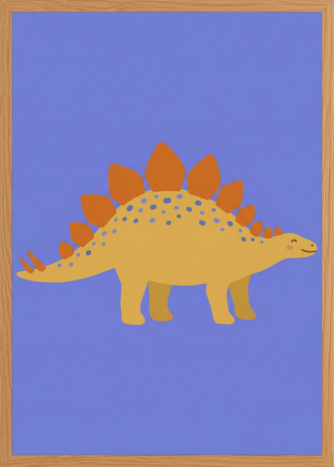 Poster in oak frame