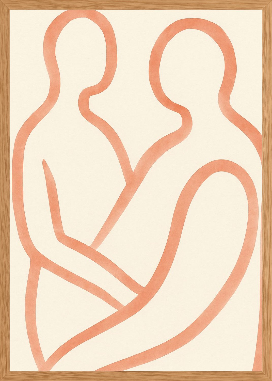 Poster in oak frame