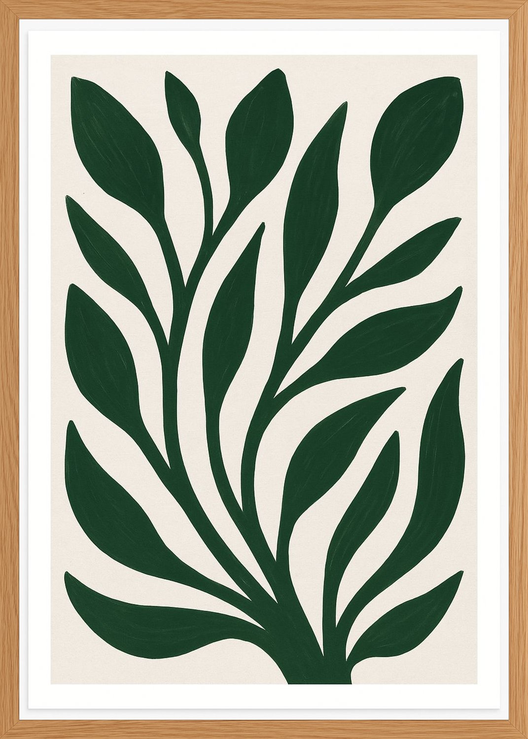 Poster in oak frame