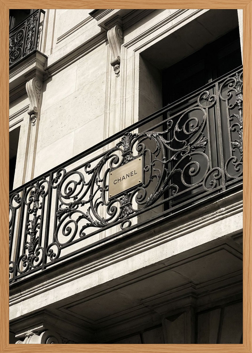 Poster in oak frame
