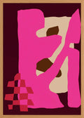 Poster in oak frame