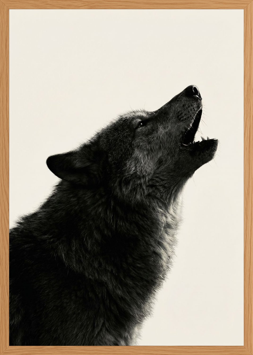 Poster in oak frame