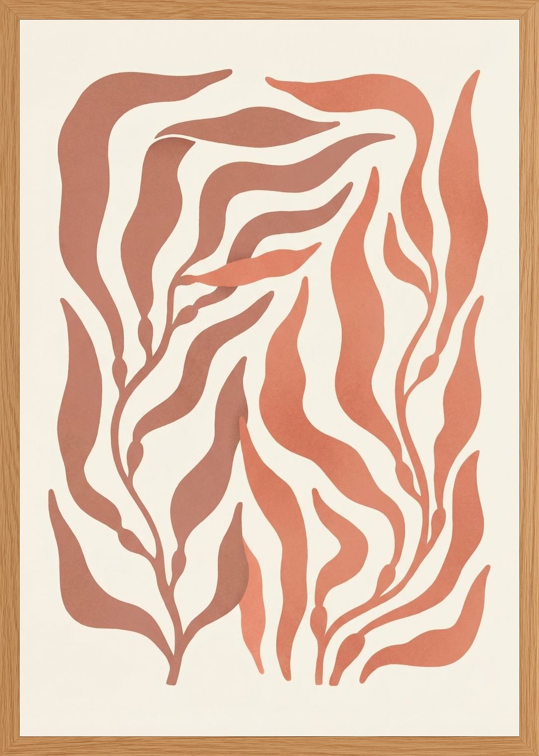 Poster in oak frame