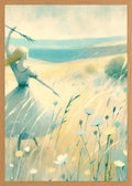 Poster in oak frame