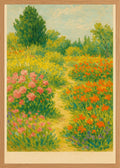 Poster in oak frame