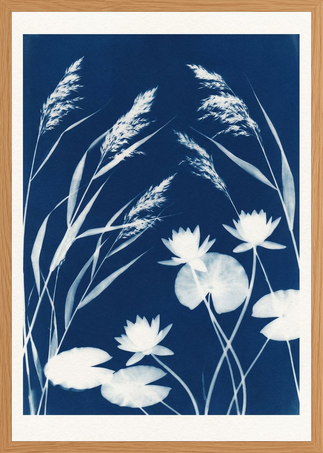 Poster in oak frame