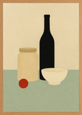 Poster in oak frame