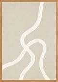 Poster in oak frame