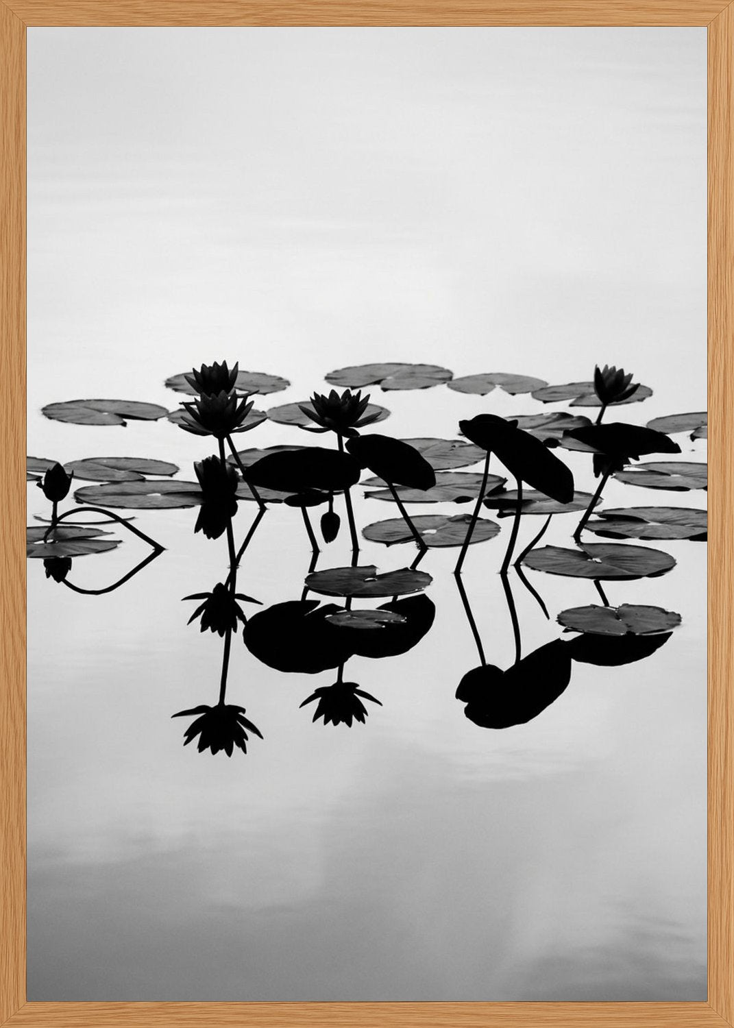 Poster in oak frame
