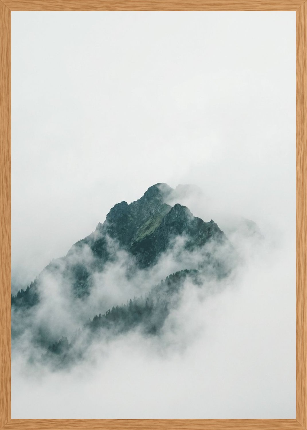 Poster in oak frame