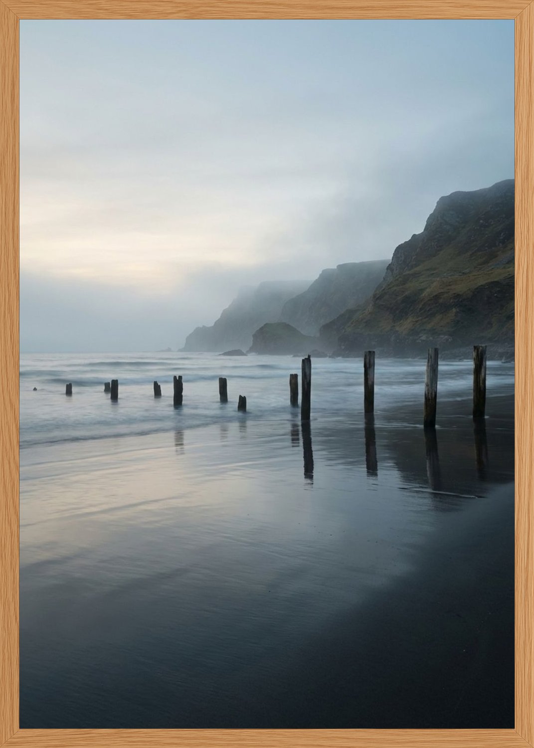 Poster in oak frame