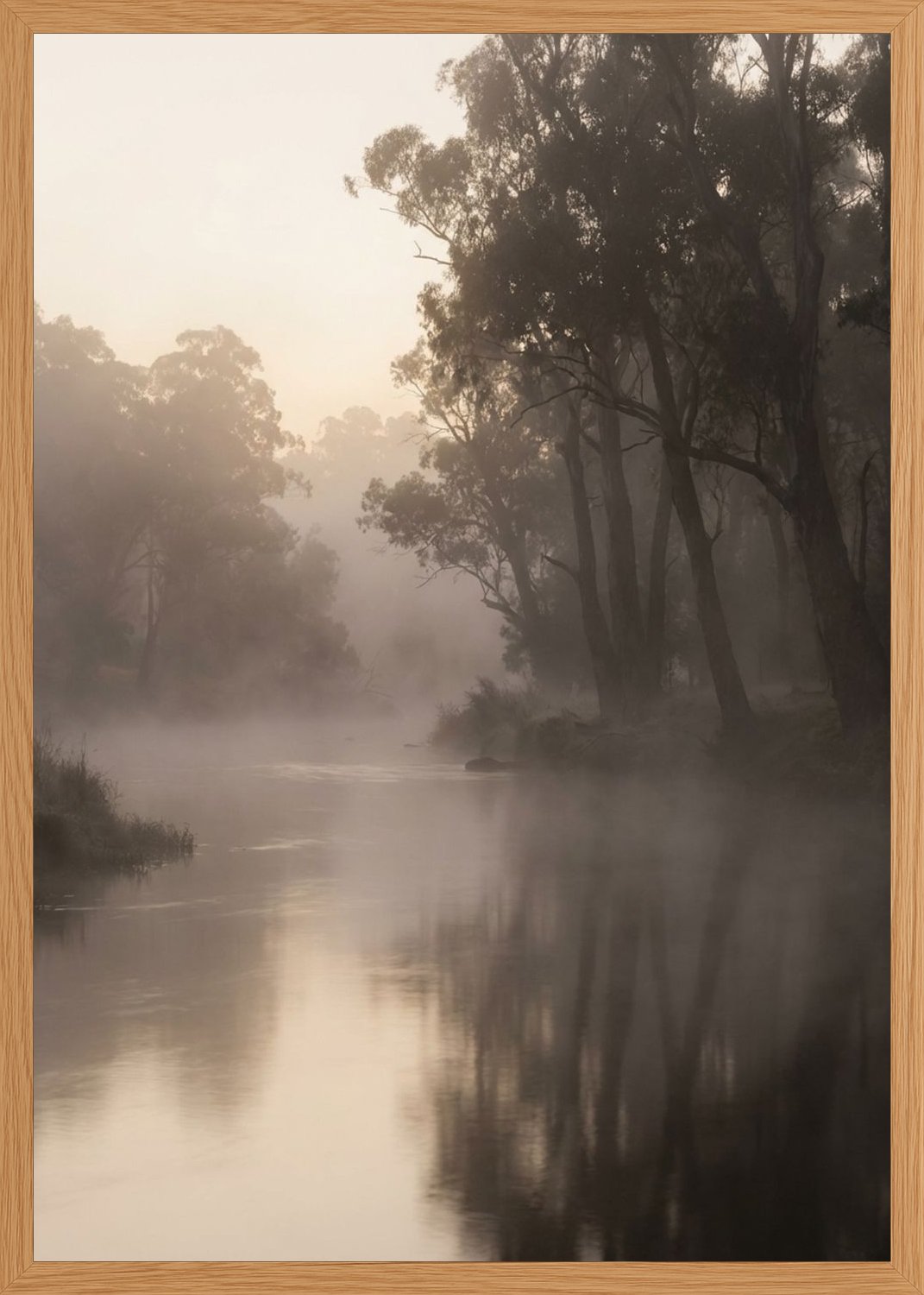 Poster in oak frame