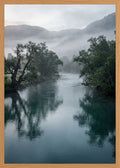 Poster in oak frame