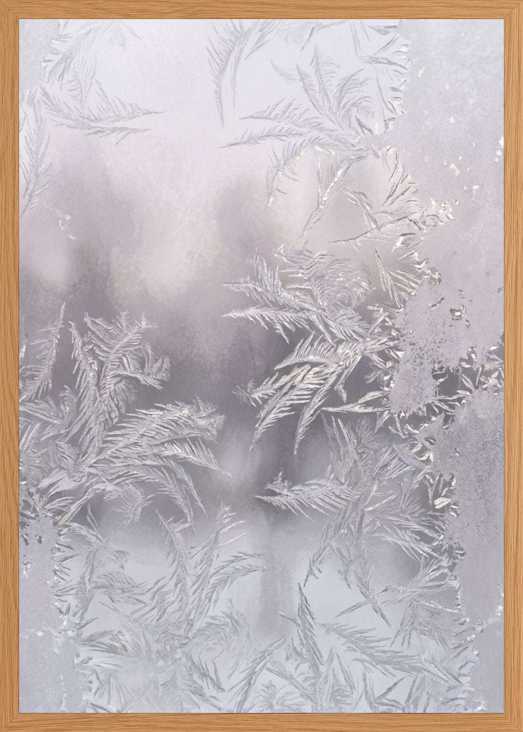 Poster in oak frame