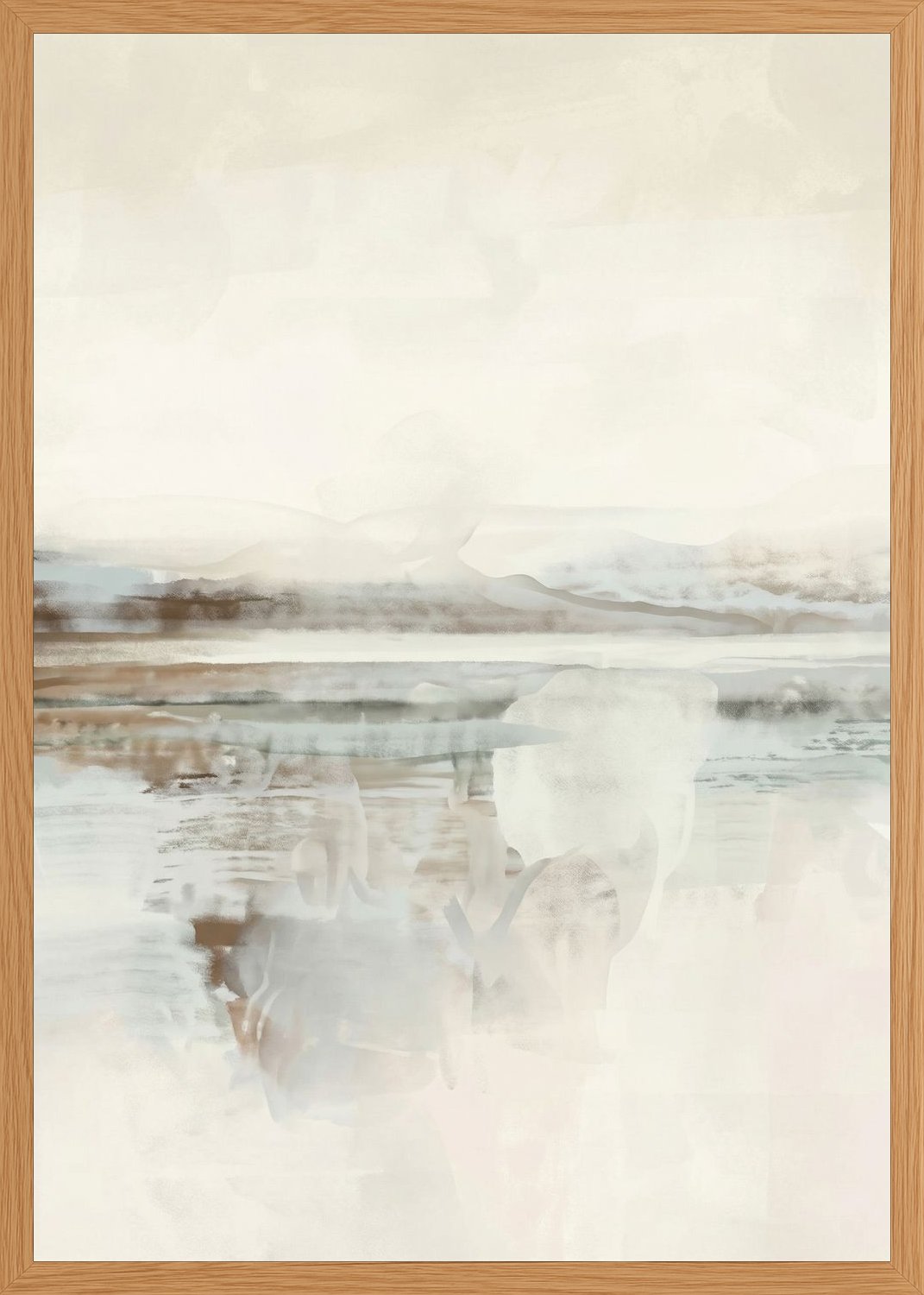 Poster in oak frame