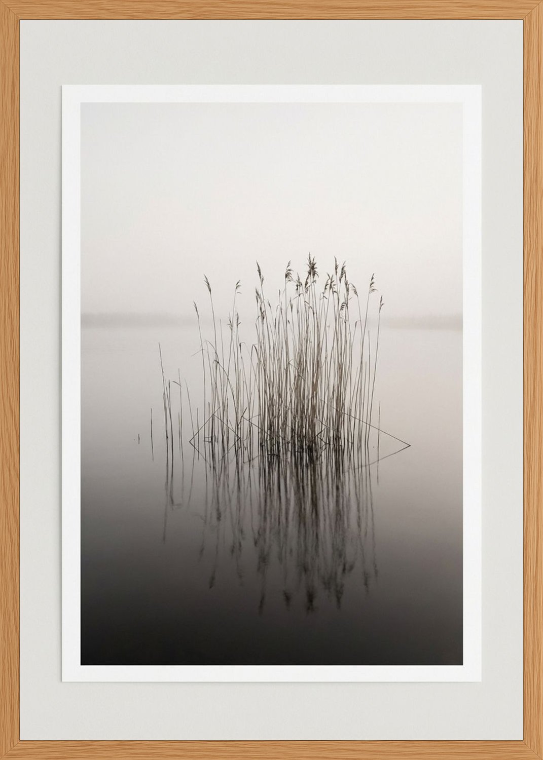 Poster in oak frame