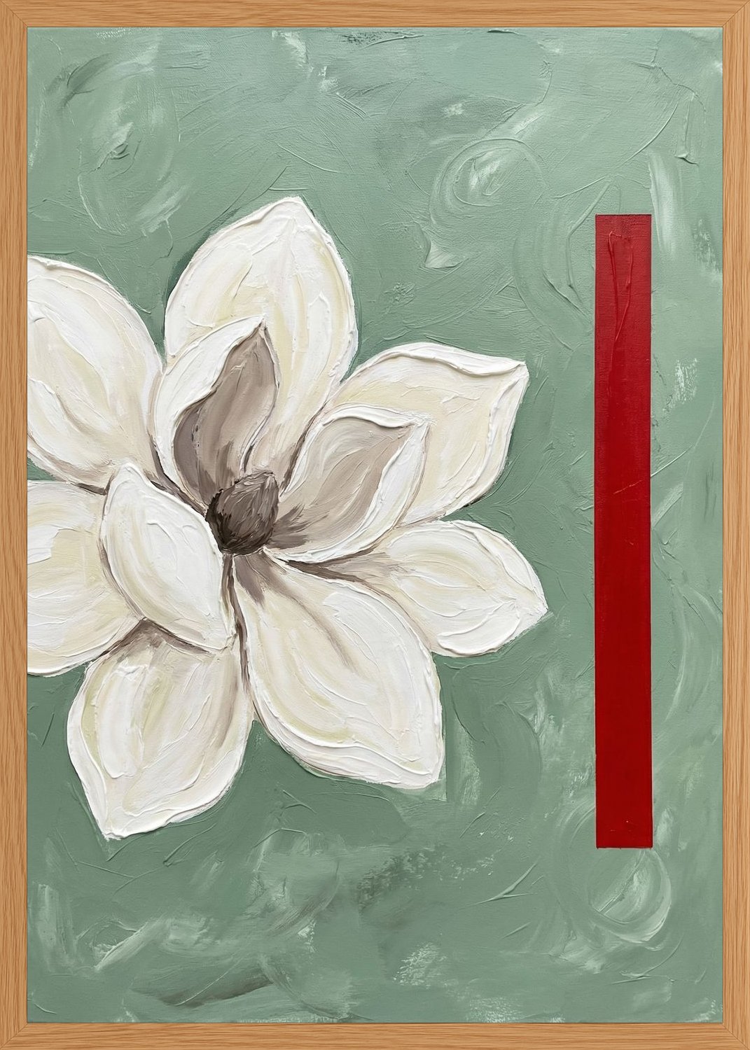 Poster in oak frame