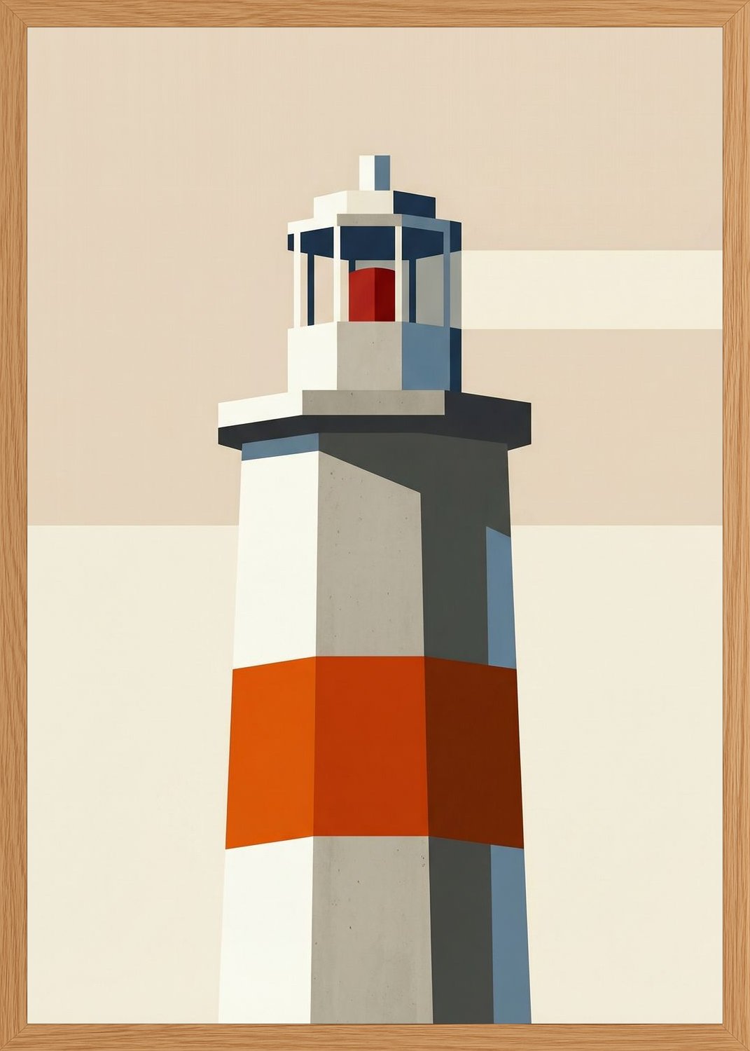 Poster in oak frame