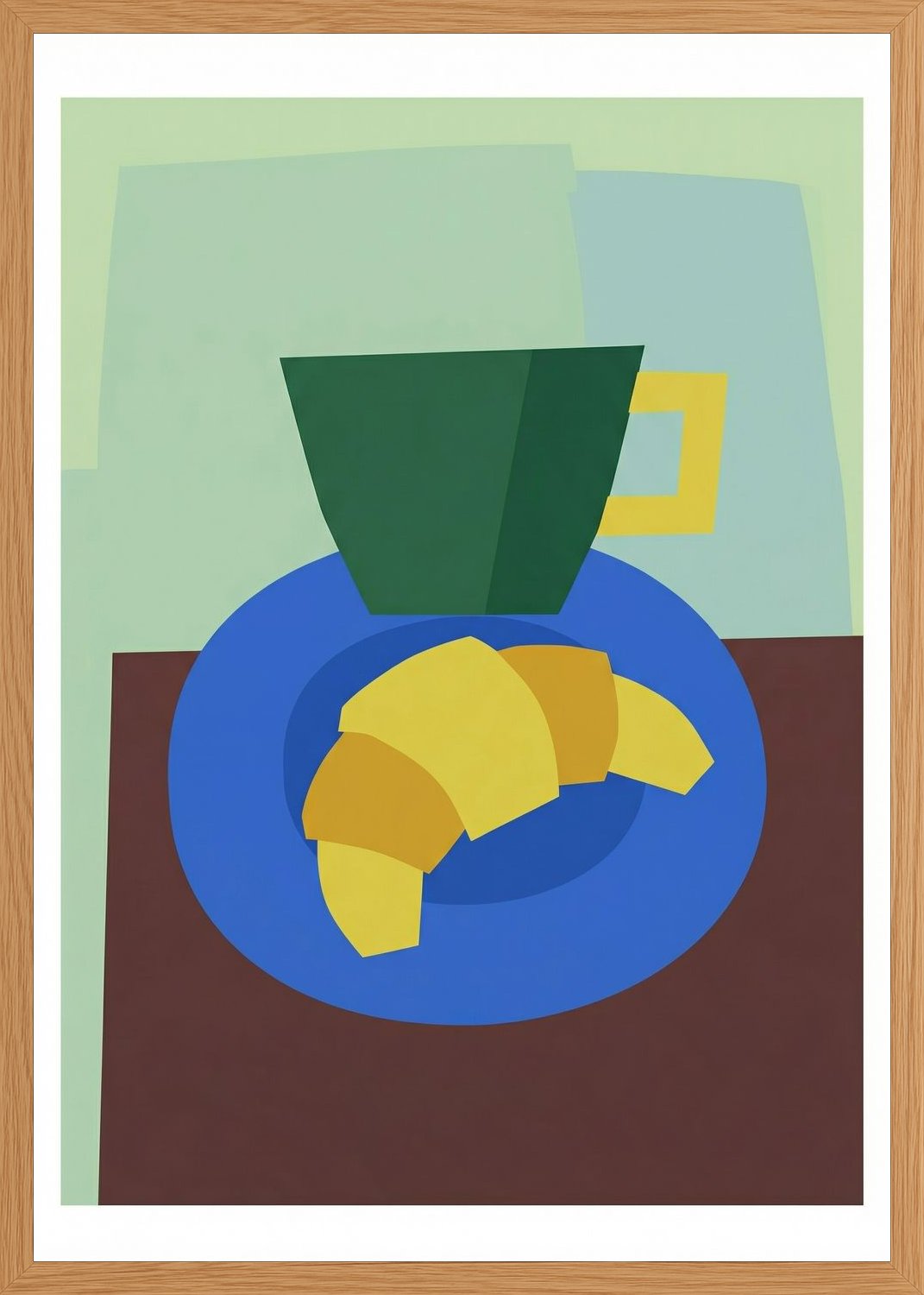 Poster in oak frame