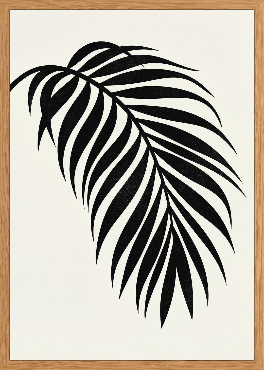 Poster in oak frame
