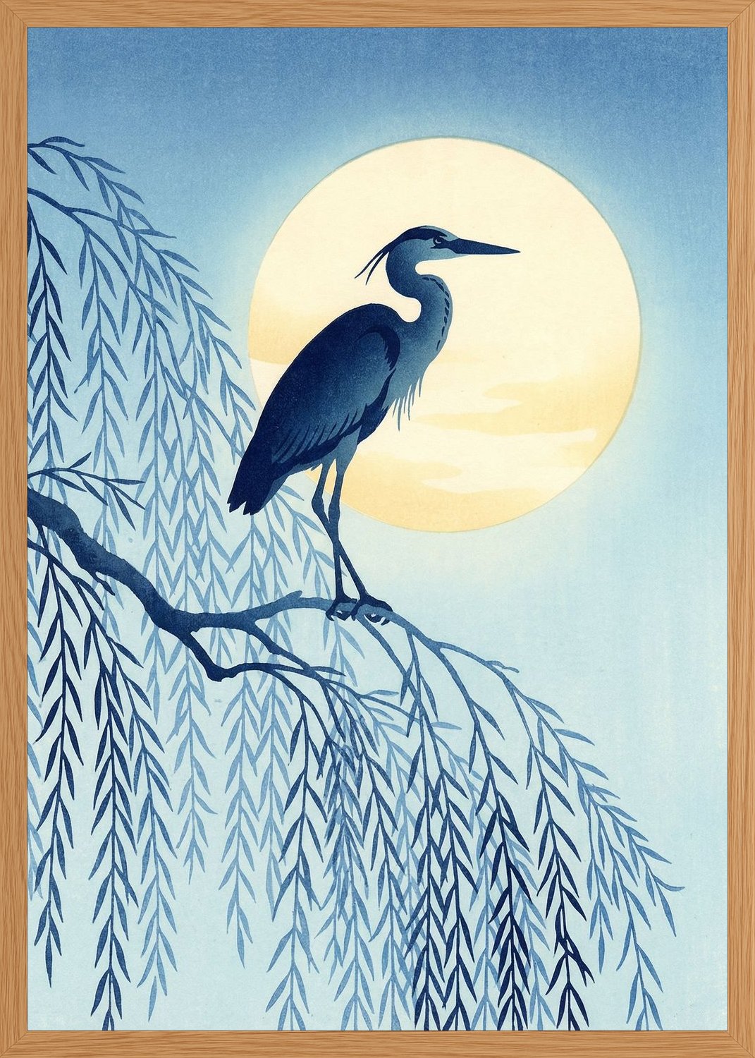 Poster in oak frame