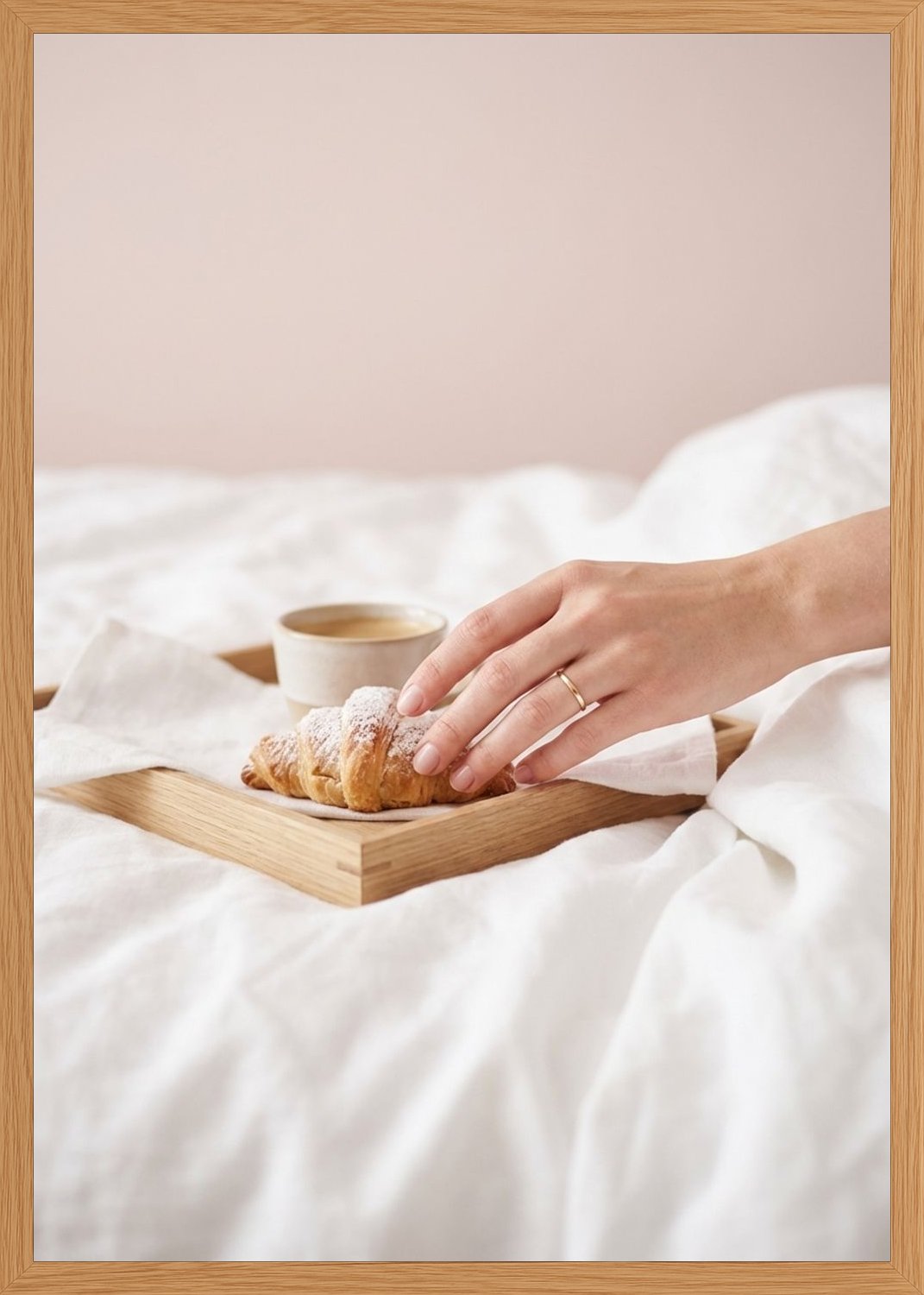 Poster in oak frame