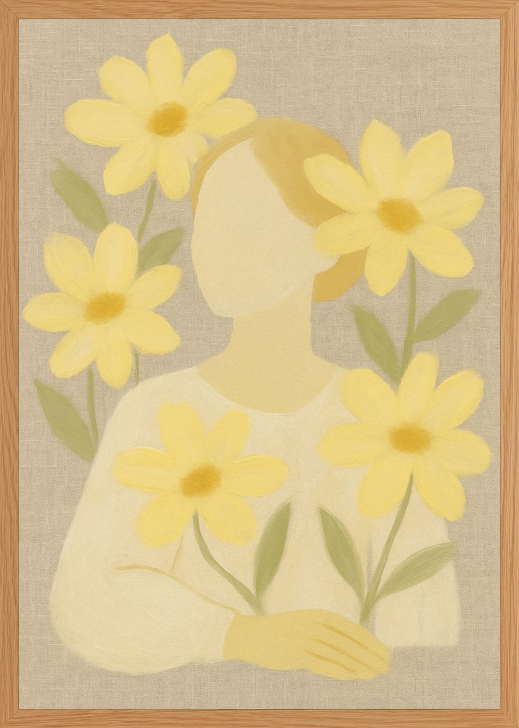 Poster in oak frame
