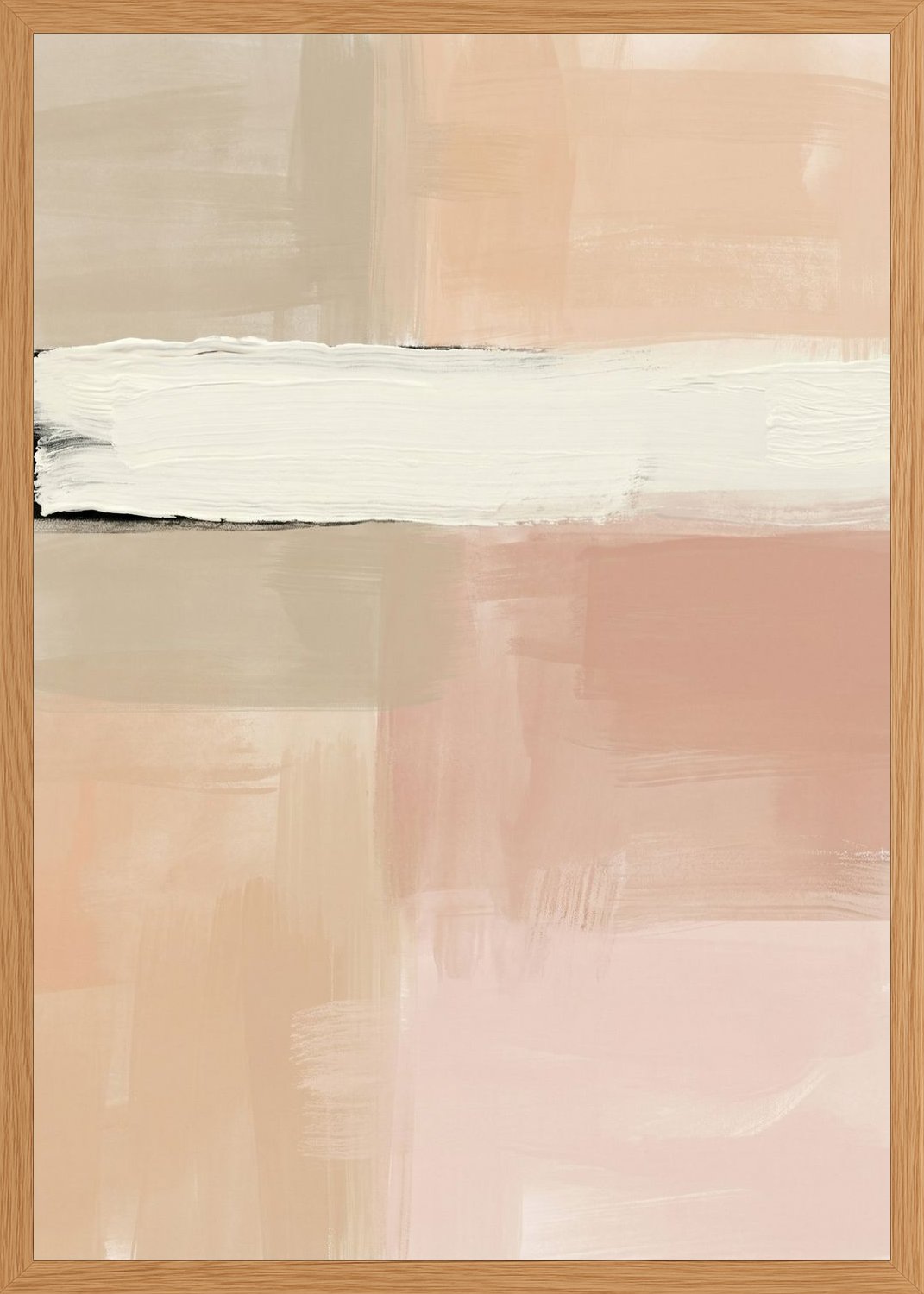 Poster in oak frame