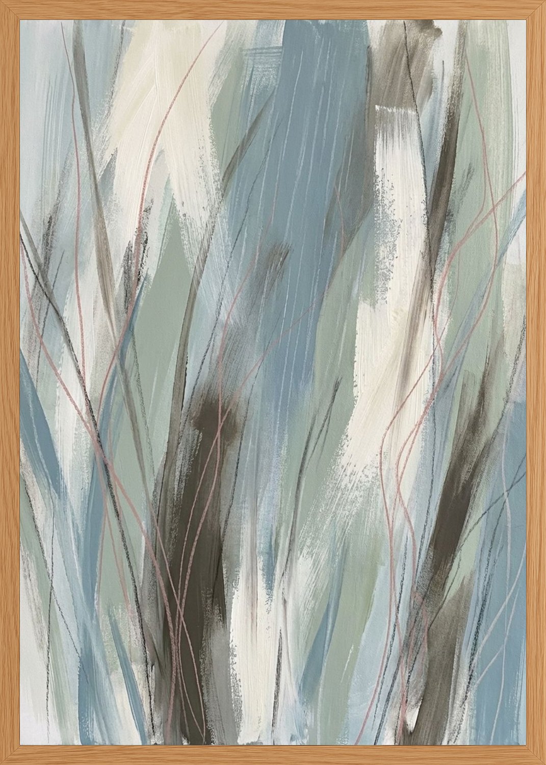 Poster in oak frame