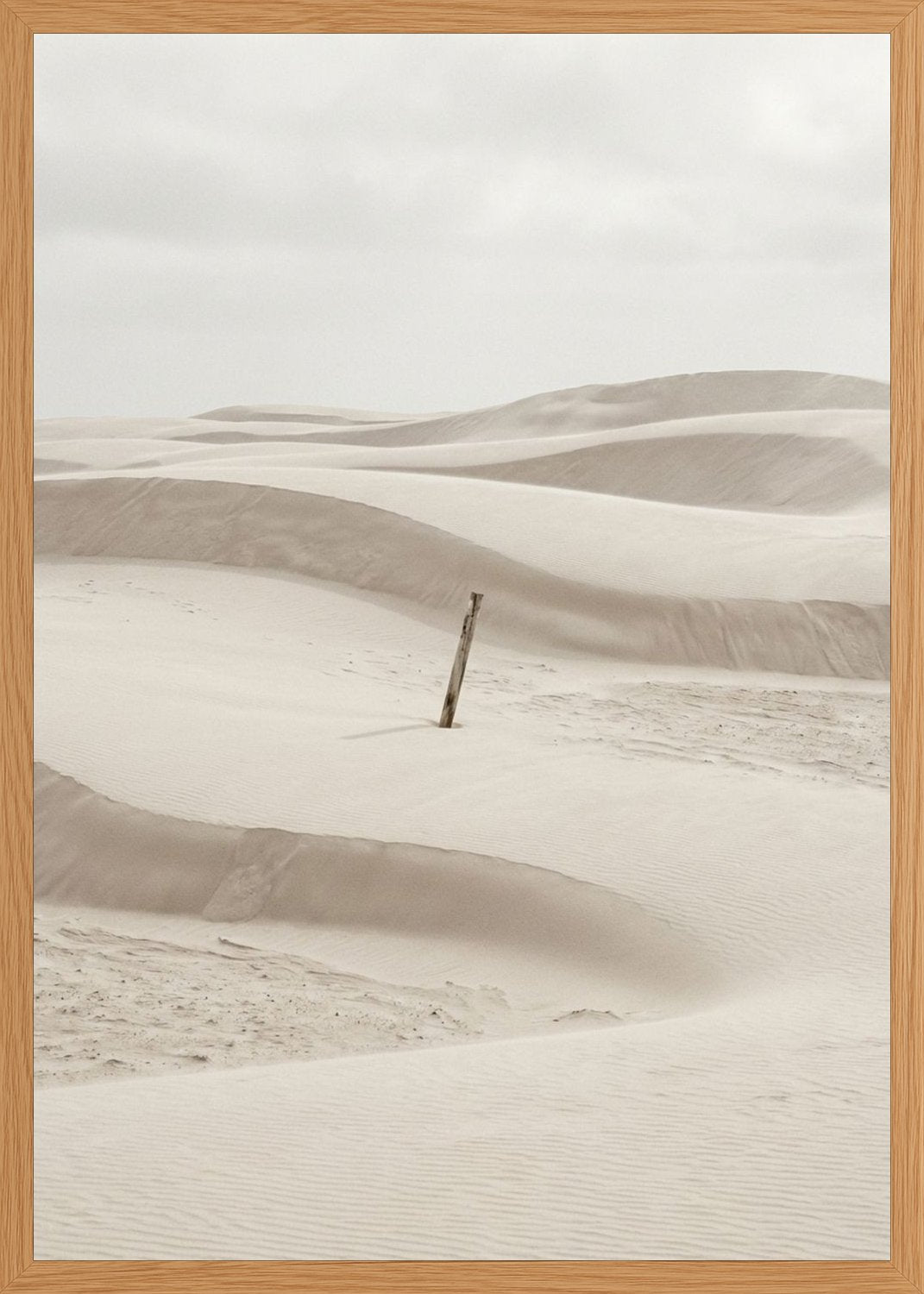 Poster in oak frame