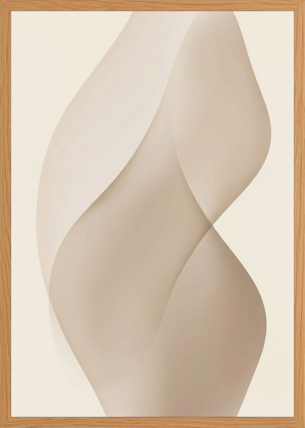 Poster in oak frame