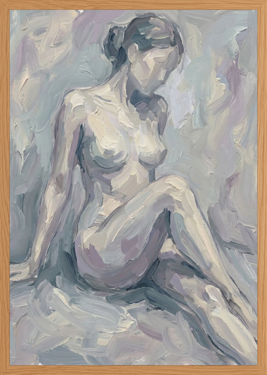 Poster in oak frame
