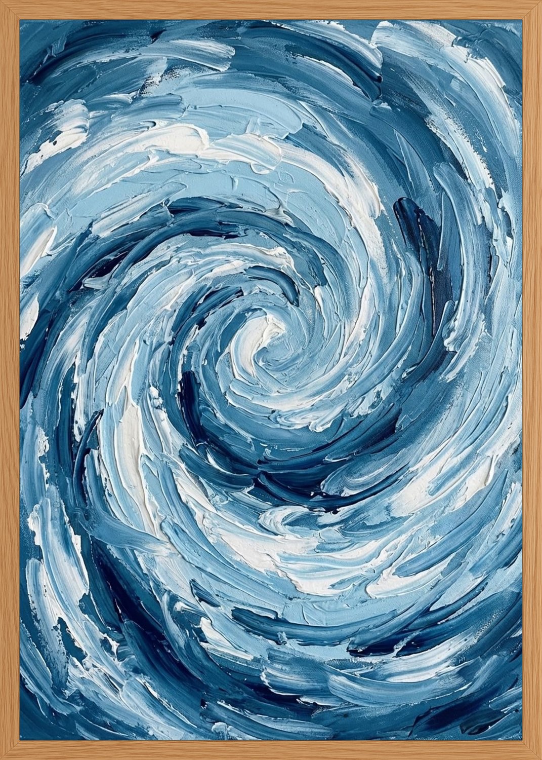 Poster in oak frame