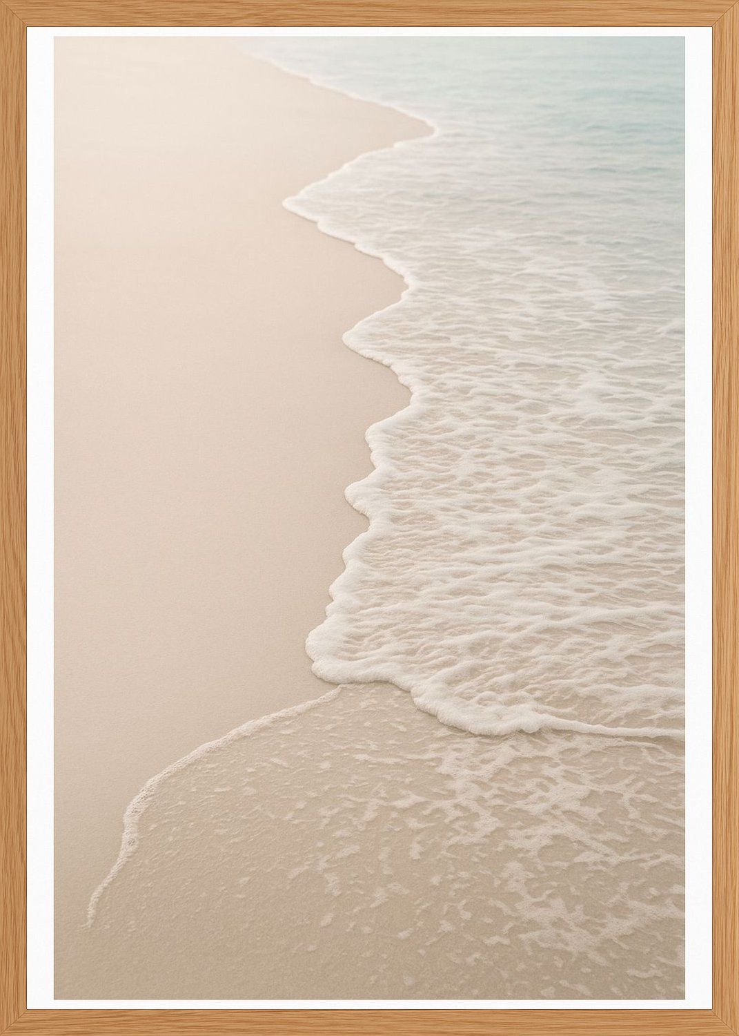 Poster in oak frame