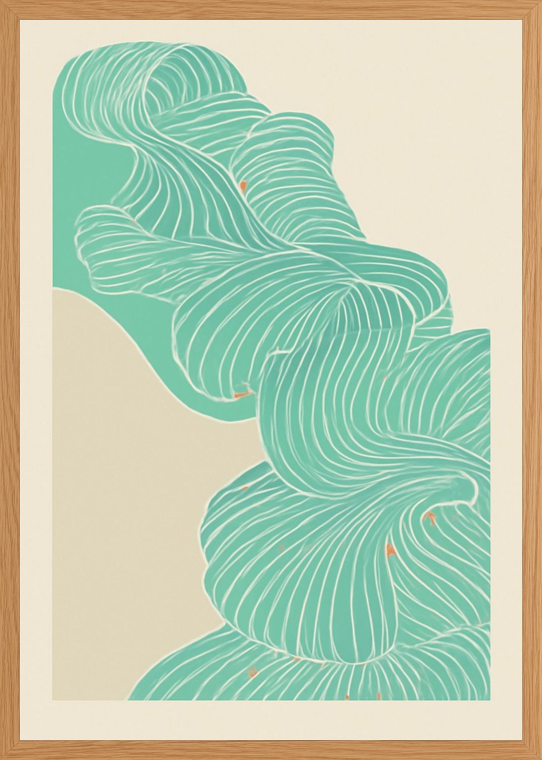 Poster in oak frame